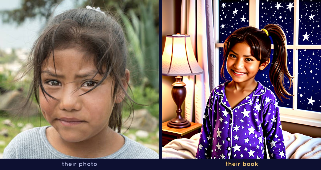 Photo to book pair