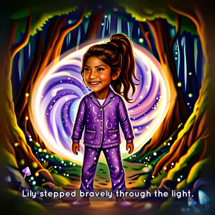Stepping through the light